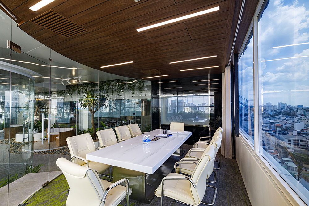 Phòng họp hiện đại tại mô hình văn phòng chia sẻ cho thuê của G Office