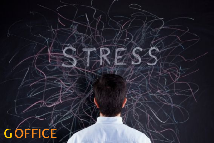 Stress trong công việc cũng là một nguyên nhân dẫn đến bệnh văn phòng