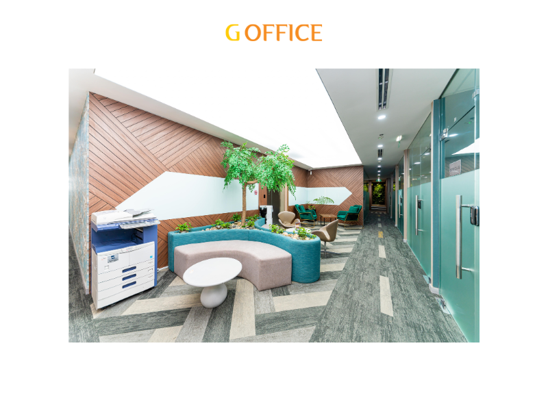 Không gian văn phòng chia sẻ của G Office tại chi nhánh Cao Thắng Mall