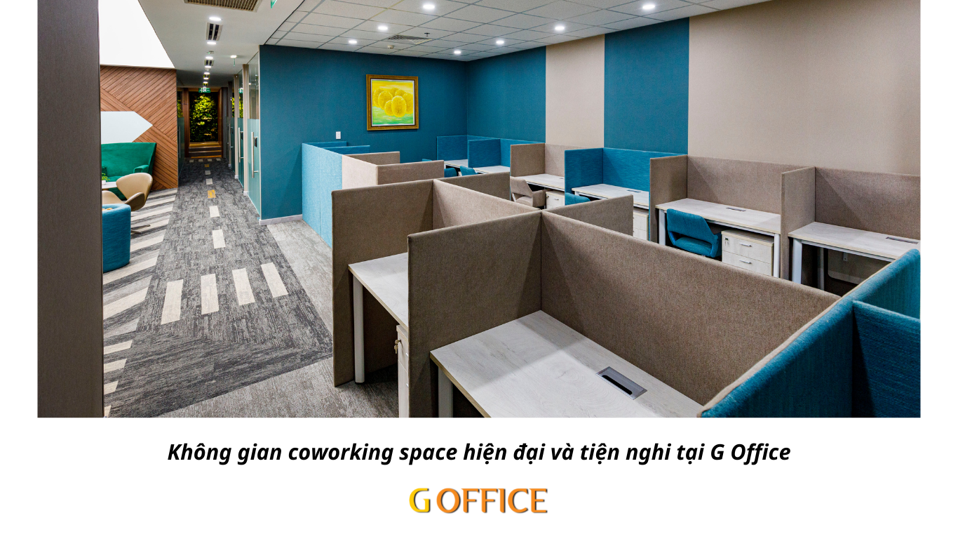 Không gian coworking space hiện đại và tiện nghi tại G Office